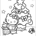 Desenhos Hello Kitty para colorir - imprimir PDF