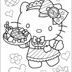 Desenhos Hello Kitty para colorir - imprimir PDF