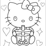 Desenhos Hello Kitty para colorir - imprimir PDF