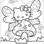 Desenhos Hello Kitty para colorir - imprimir PDF