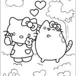 Desenhos Hello Kitty para colorir - imprimir PDF
