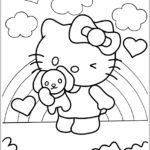 Desenhos Hello Kitty para colorir - imprimir PDF
