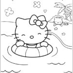 Desenhos Hello Kitty para colorir - imprimir PDF
