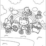 Desenhos Hello Kitty para colorir - imprimir PDF