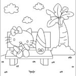 Desenhos Hello Kitty para colorir - imprimir PDF