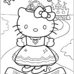 Desenhos Hello Kitty para colorir - imprimir PDF