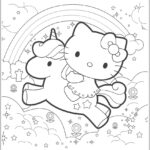 Desenhos Hello Kitty para colorir - imprimir PDF