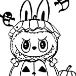 Desenho Labubu Para Colorir e Pintar Imprimir PDF