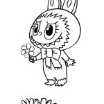 Desenho Labubu Para Colorir e Pintar Imprimir PDF