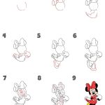 Como Desenhar a Minnie - Desenho Para Desenhar