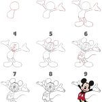 Como Desenhar o Mickey - Desenho Para Desenhar Fácil