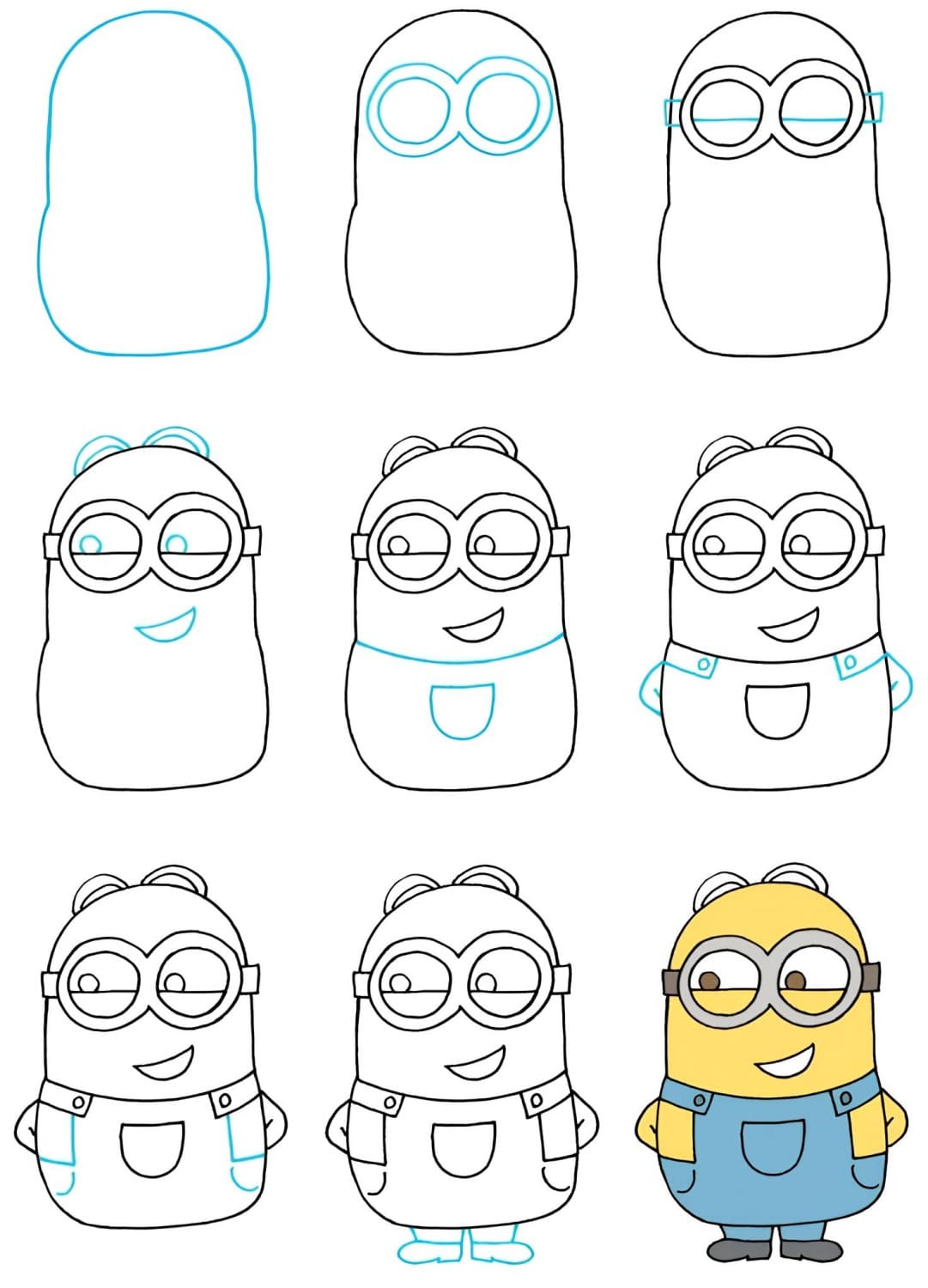 Como Desenhar o Minion - Desenho Para Desenhar