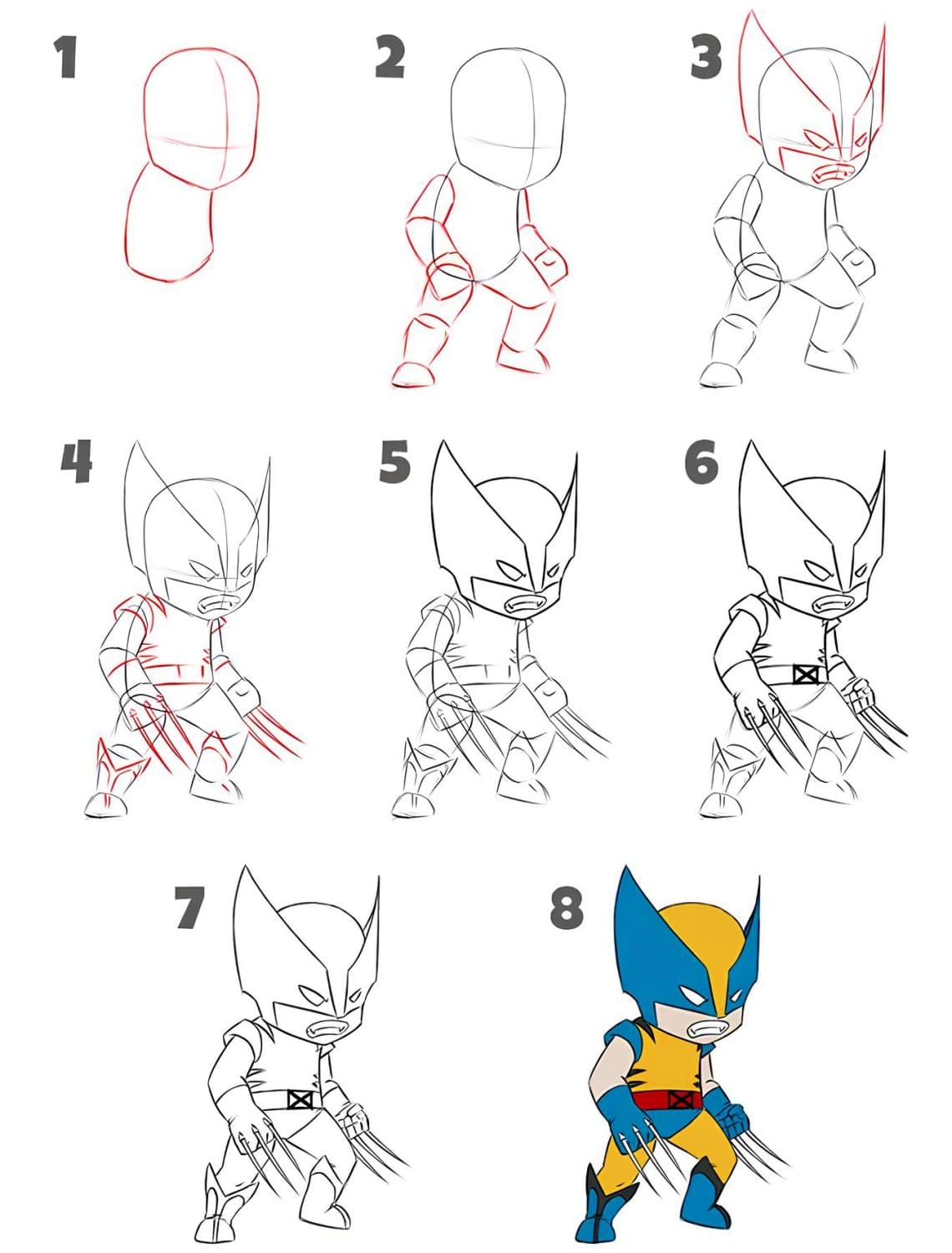 Como Desenhar o Wolverine - Desenho Para Desenhar
