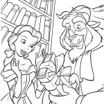 A Bela e a Fera Princesas Disney Para Colorir Imprimir PDF