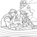 Rapunzel e José - Princesas Disney Para Colorir Imprimir PDF