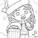 Gabby Desenho de Natal Para Colorir Imprimir PDF