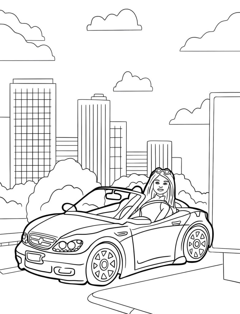 Desenhos Barbie Para Colorir e Pintar - Imprimir PDF