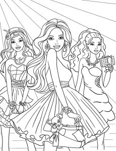 Desenhos Barbie Para Colorir e Pintar - Imprimir PDF