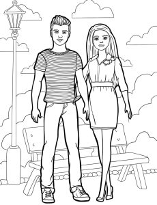 Desenhos Barbie Para Colorir e Pintar - Imprimir PDF