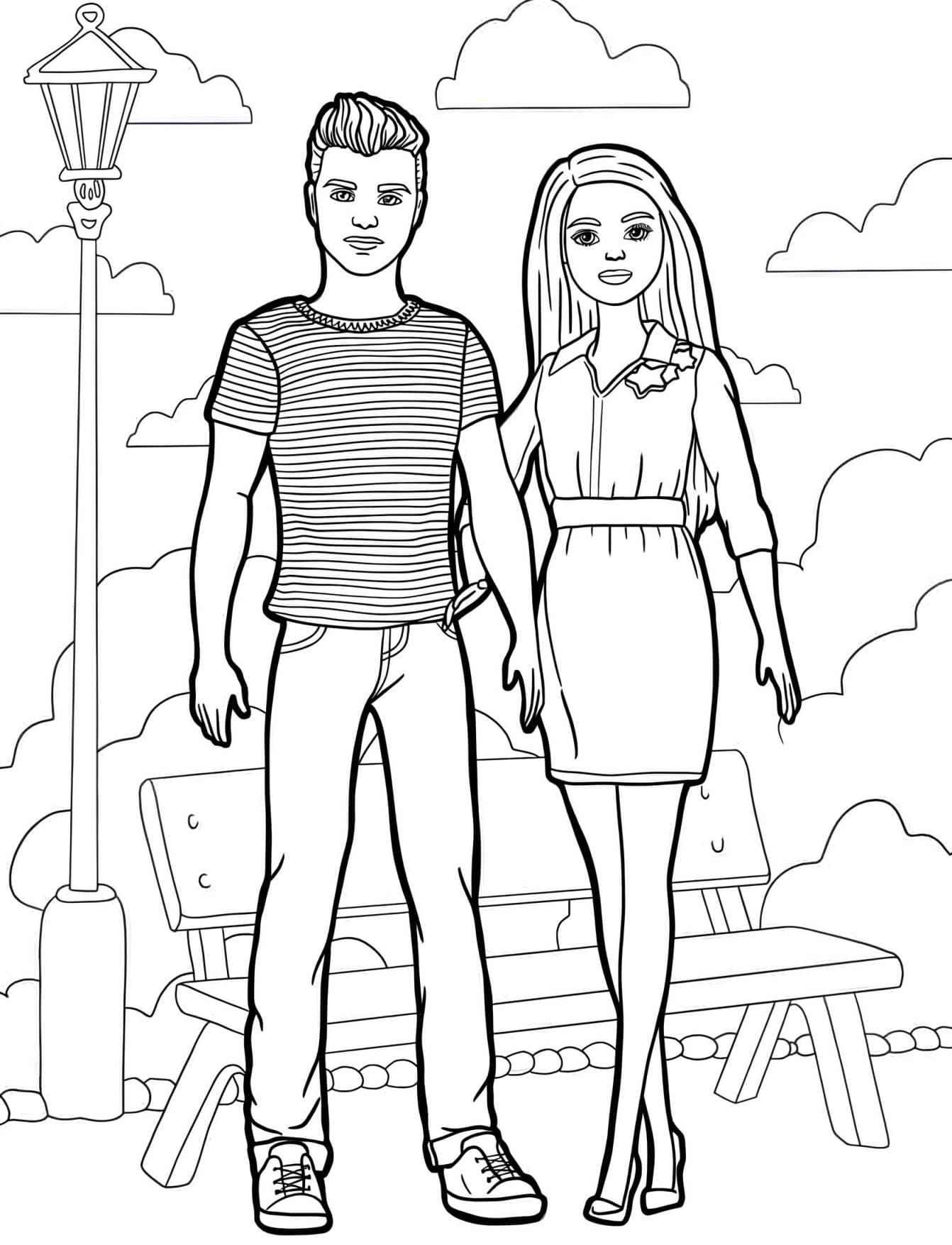 Desenhos Barbie Para Colorir e Pintar - Imprimir PDF
