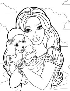 Desenhos Barbie Para Colorir e Pintar - Imprimir PDF