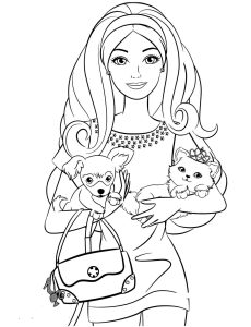 Desenhos Barbie Para Colorir e Pintar - Imprimir PDF
