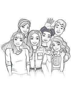 Desenhos Barbie Para Colorir e Pintar - Imprimir PDF