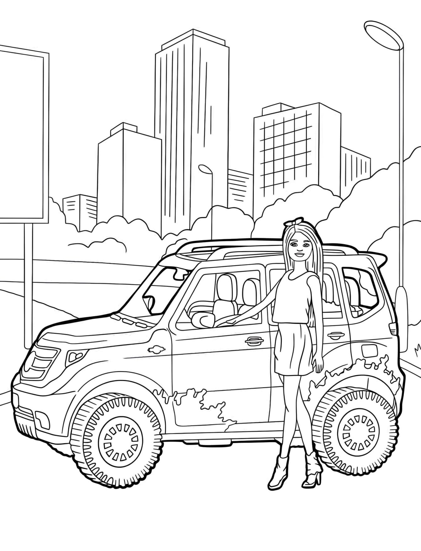Desenhos Barbie Para Colorir e Pintar - Imprimir PDF