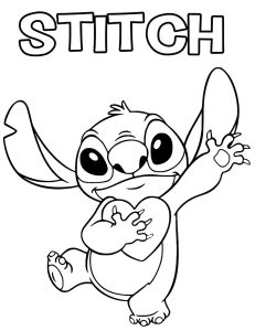 Desenhos do Lilo e Stitch Para Colorir Imprimir PDF