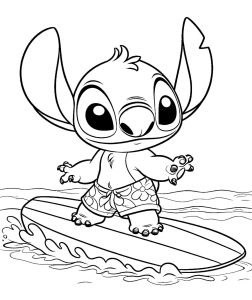 Desenhos do Lilo e Stitch Para Colorir Imprimir PDF