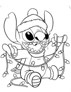 Desenhos do Stitch Para Colorir Imprimir PDF