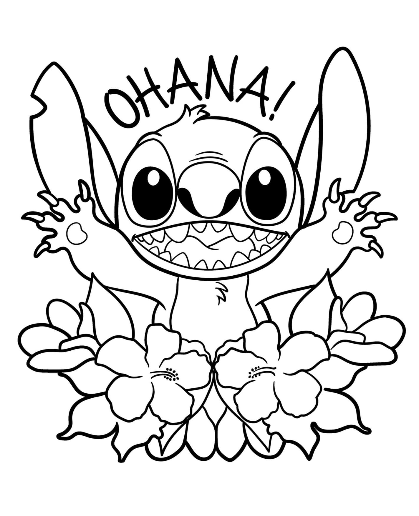 Desenhos do Lilo e Stitch Para Colorir Imprimir PDF