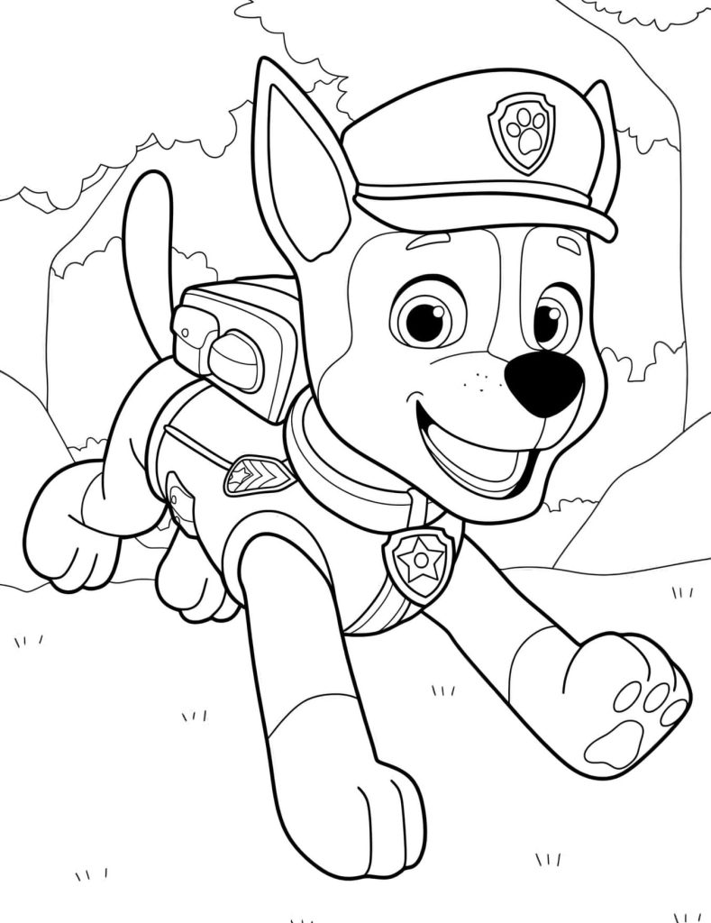 Desenhos Patrulha Canina Para Colorir - Imprimir PDF Grátis