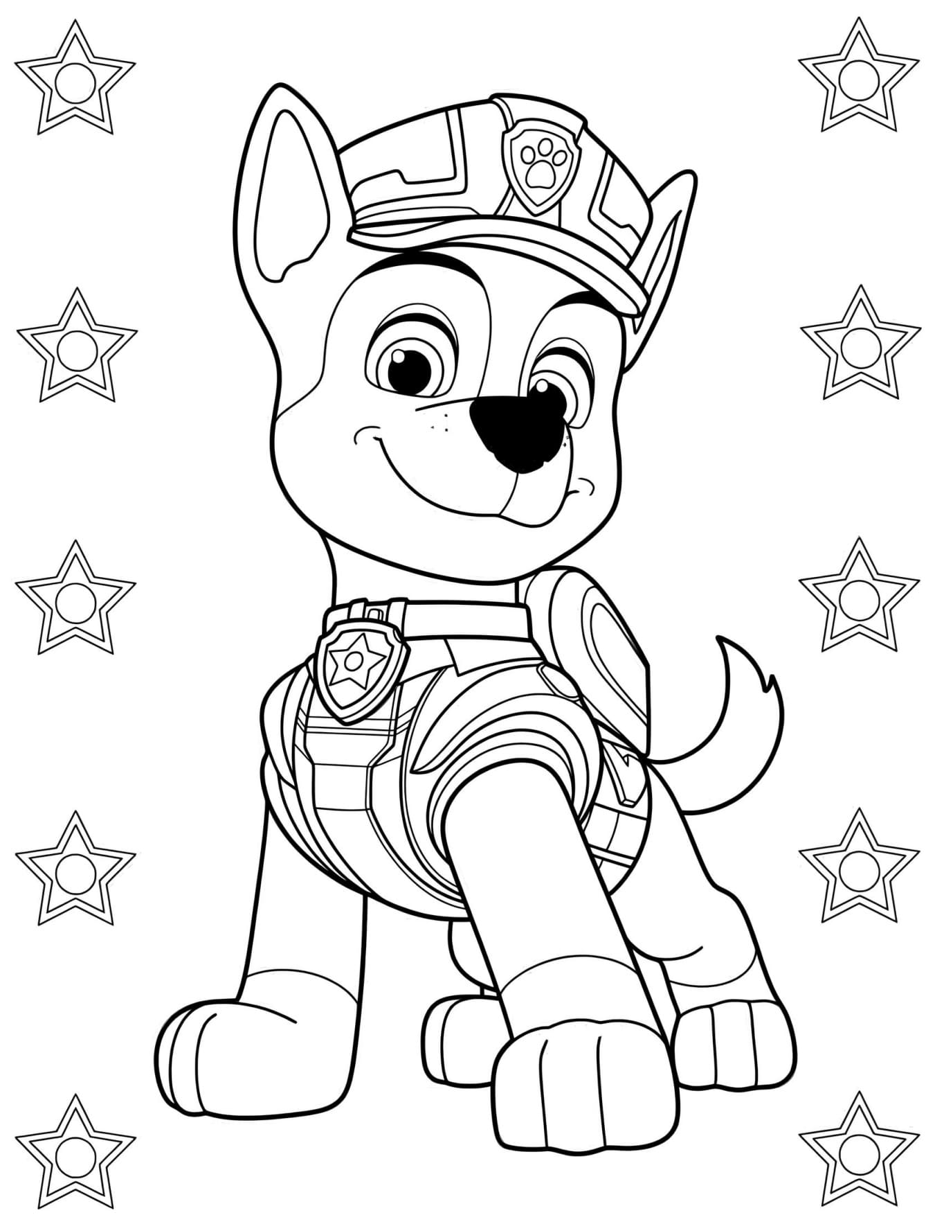 Desenhos Patrulha Canina Para Colorir Imprimir PDF