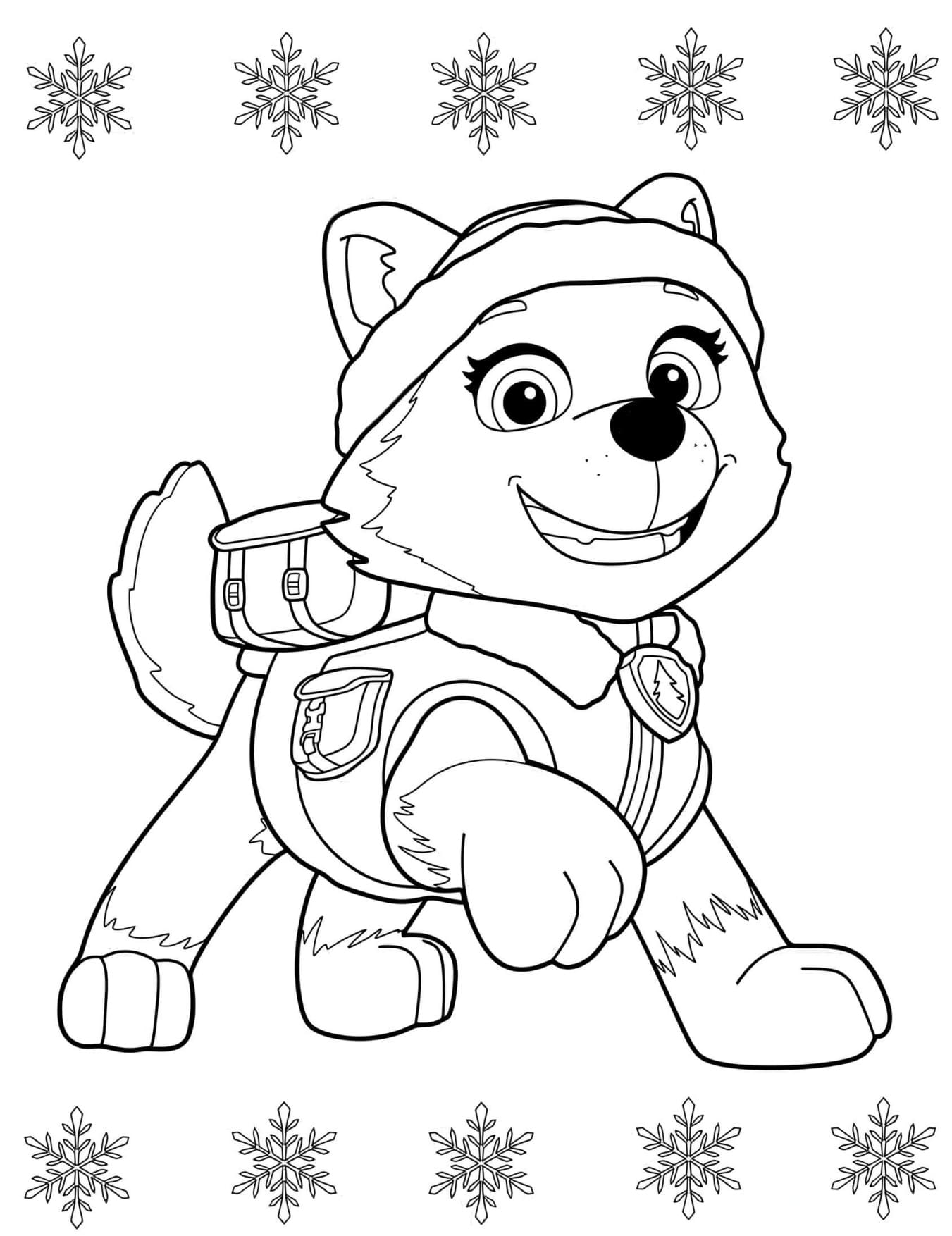 Desenhos Patrulha Canina Para Colorir - Imprimir PDF Grátis