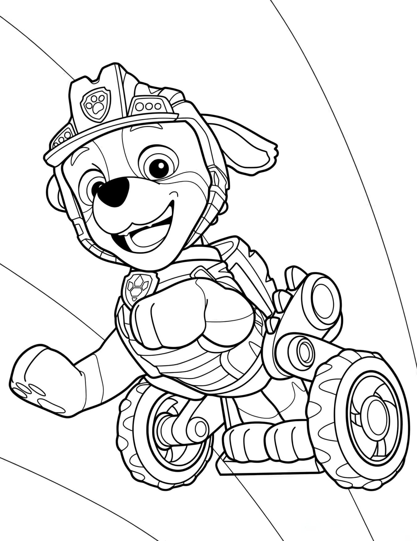 Desenhos Patrulha Canina Para Colorir - Imprimir PDF Grátis