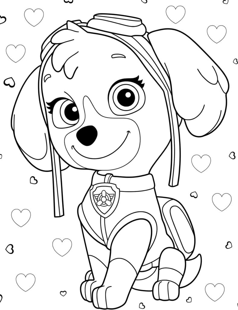 Desenhos Patrulha Canina Para Colorir Imprimir PDF