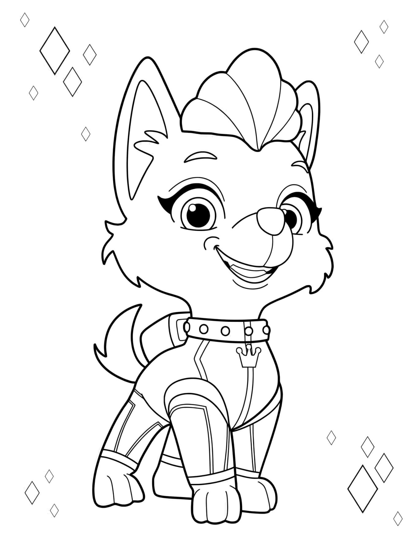 Desenhos Patrulha Canina Para Colorir - Imprimir PDF Grátis