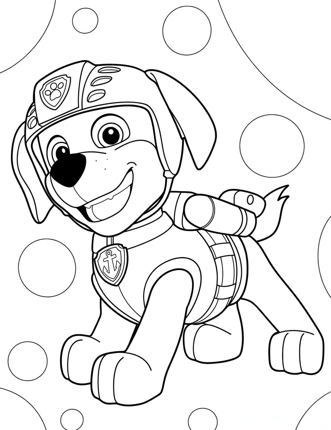 Desenhos Patrulha Canina Para Colorir Imprimir PDF