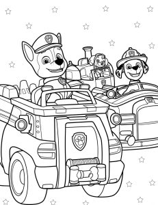 Desenhos Patrulha Canina Para Colorir Imprimir PDF