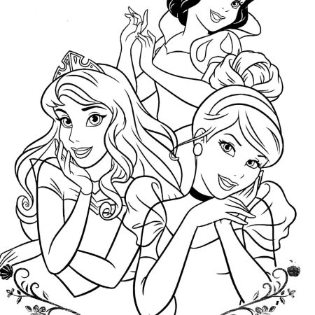 Princesas da Disney Para Colorir Imprimir PDF