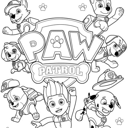 Desenhos Patrulha Canina Para Colorir Imprimir PDF