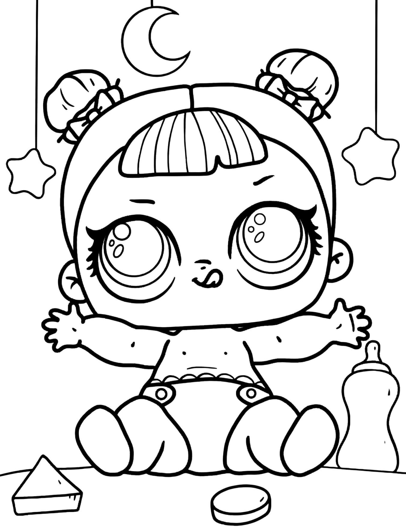Desenho Lol Bebê Para Colorir e Pintar - Imprimir PDF