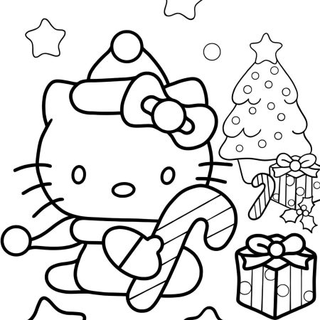 Desenhos da Hello Kitty Para Colorir e Imprimir PDF