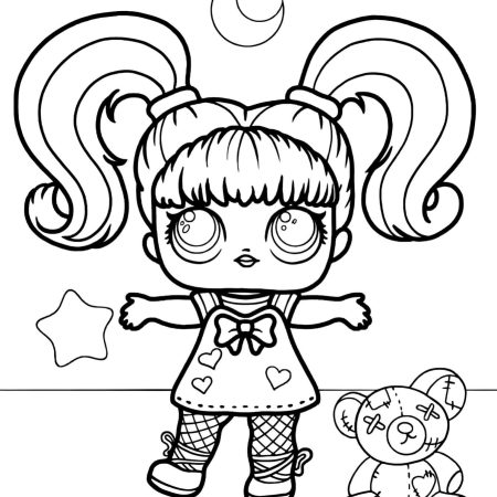 Lol Criança Para Colorir e Pintar - Imprimir PDF