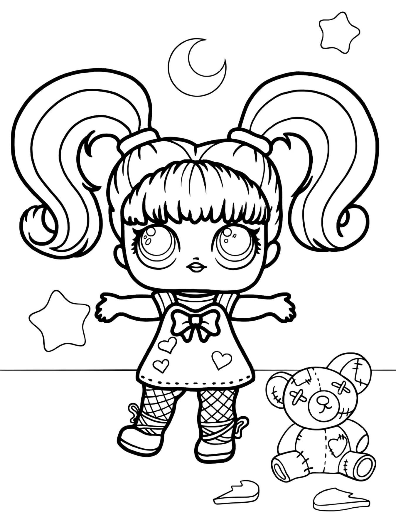 Lol Criança Para Colorir e Pintar - Imprimir PDF