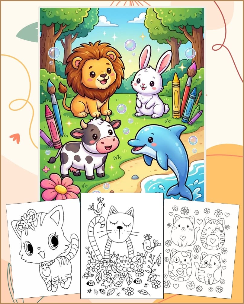 Desenhos de Animais Para Colorir - Imprimir PDF
