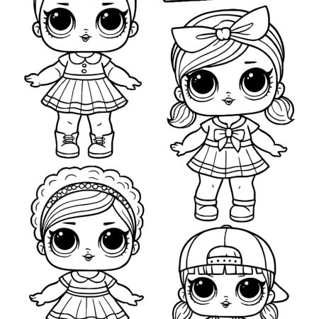 Lol Surprise Para Colorir e Pintar - Imprimir PDF