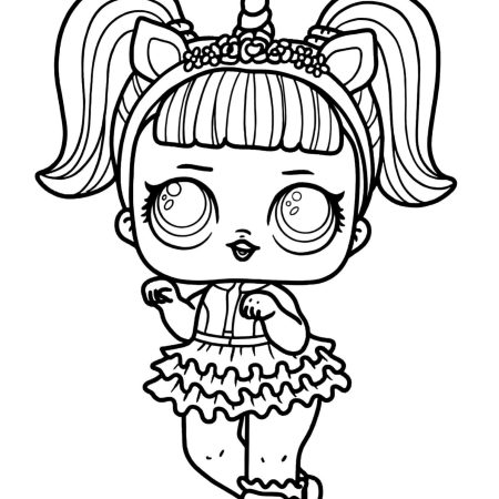 Lol Unicórnio Para Colorir e Pintar - Imprimir PDF