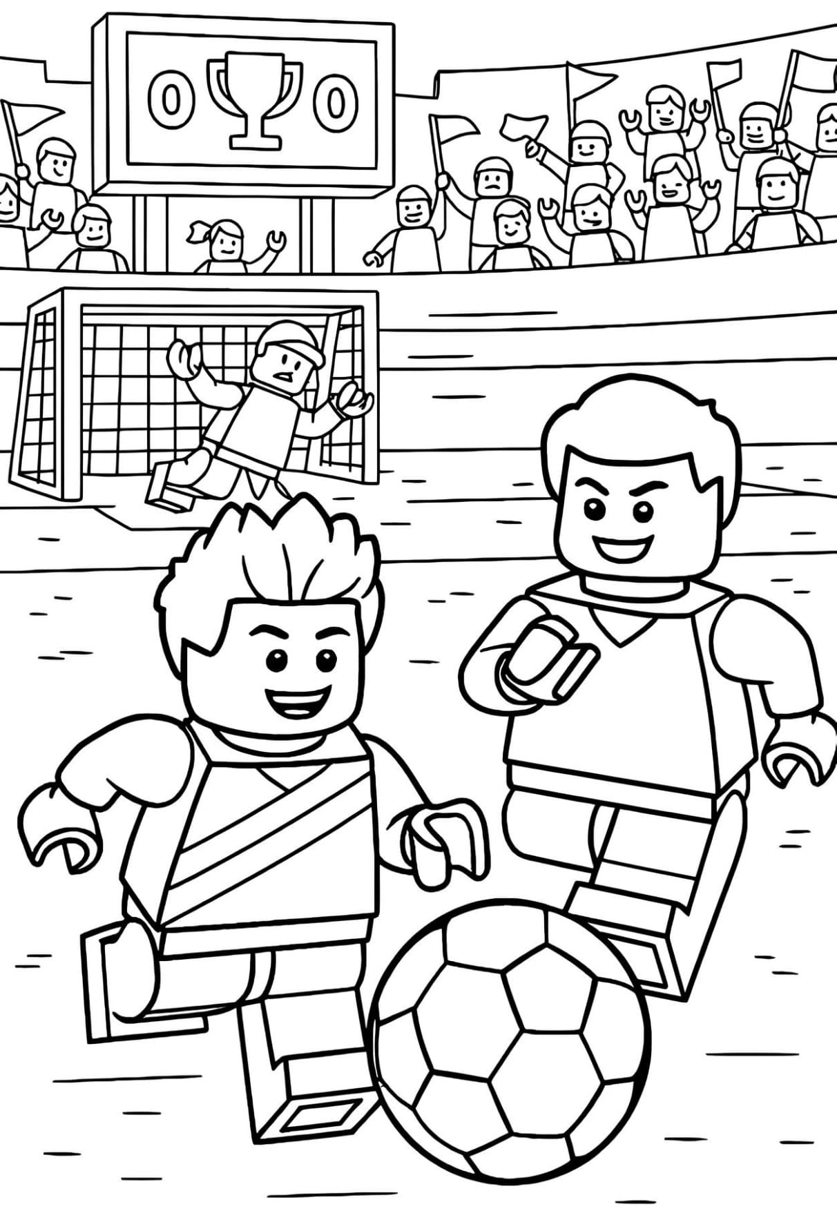 Roblox Futebol Para Colorir e Pintar Imprimir PDF